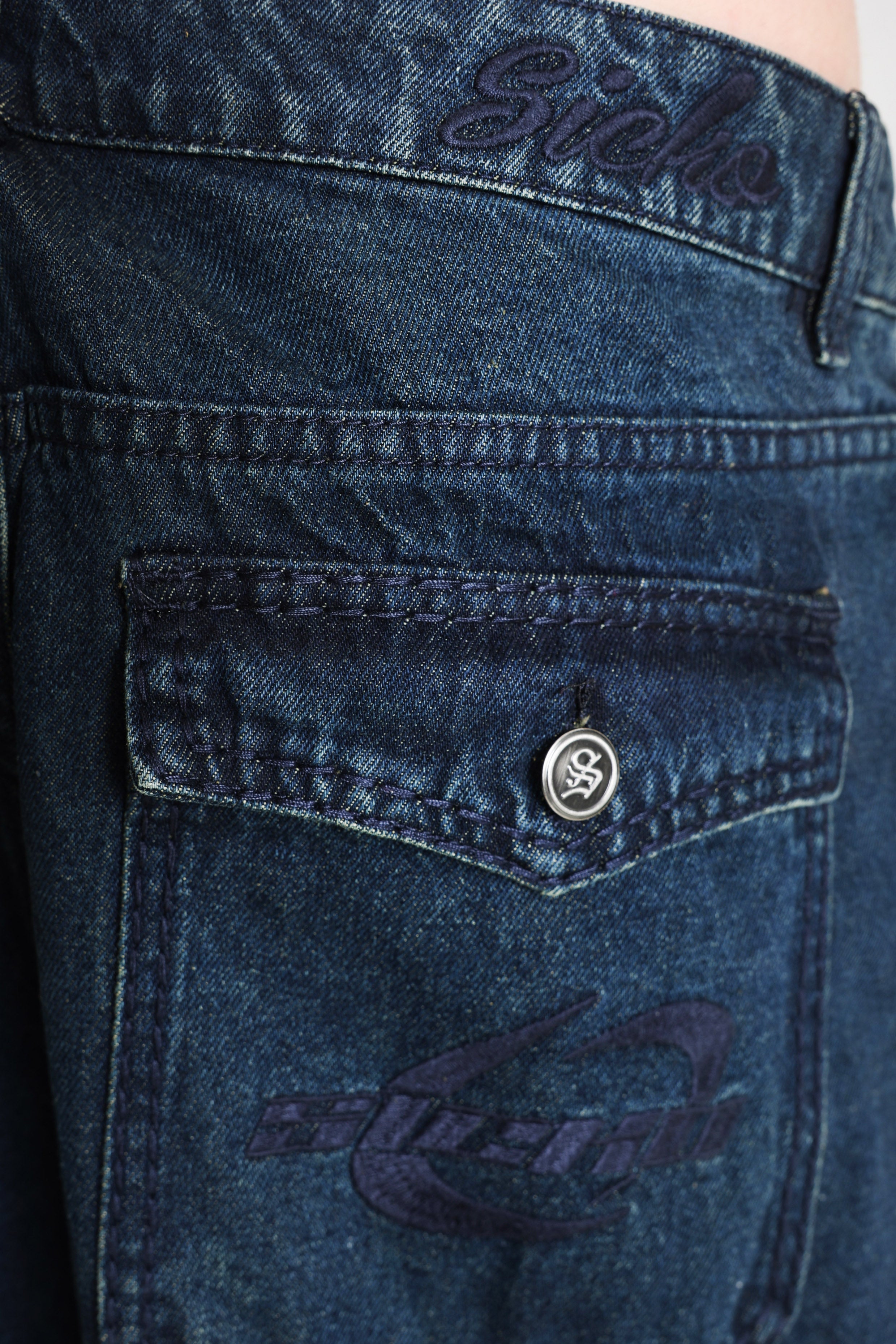 Jeans a vestibilità baggy - Bleu foncé