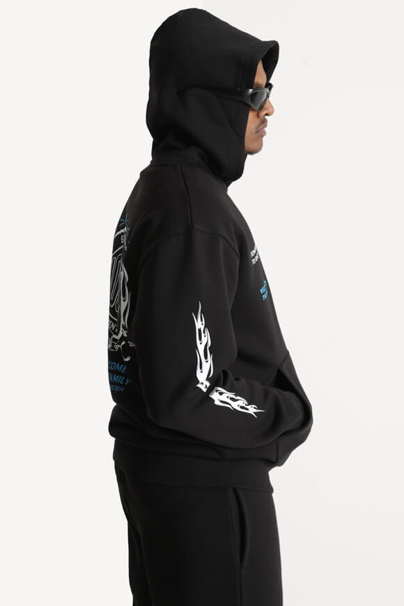 Sweatshirt ample à capuchon - Black