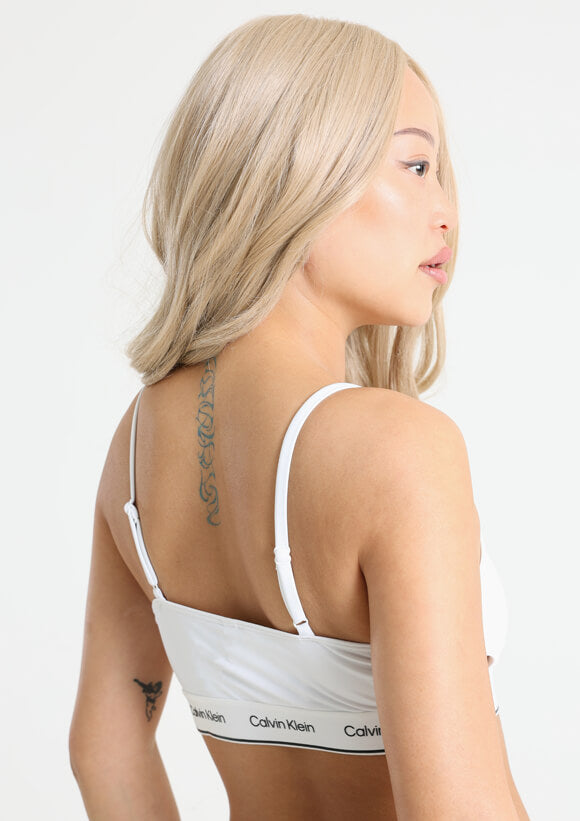 Top bikini Meta Legacy Bralette - Bianco classico