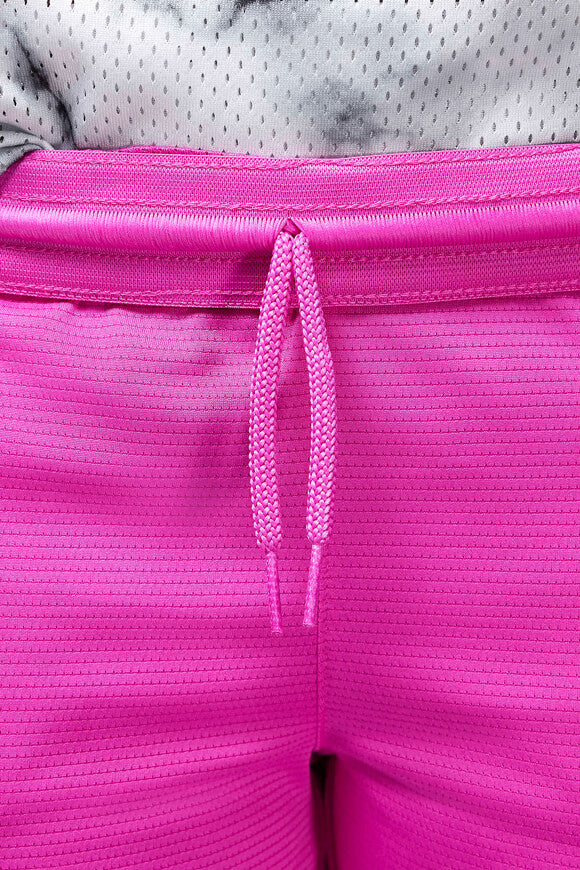 Diamond short en mesh - Fire Pink + White