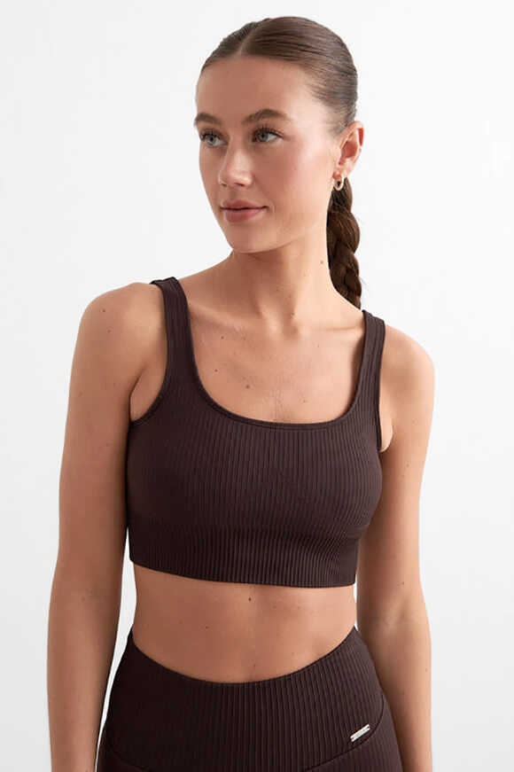 Seamless Sport-Bralette - Cacao