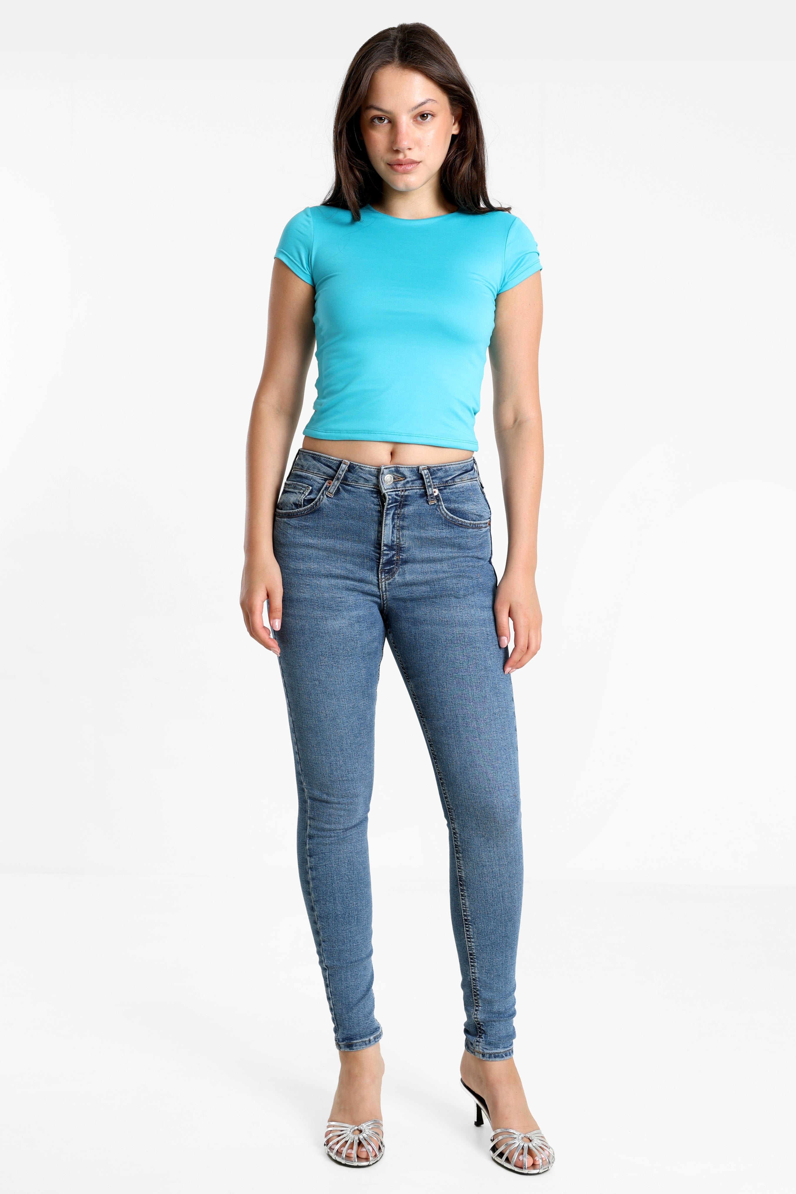 T-Shirt court - Bleu