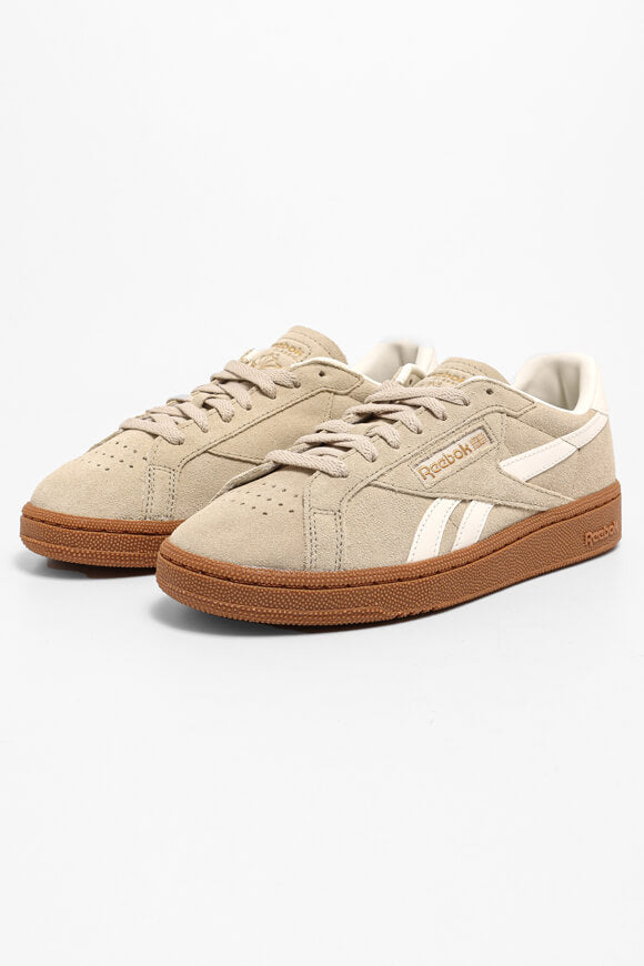 Club C Grounds Sneaker - Beige + Chalk + Gum