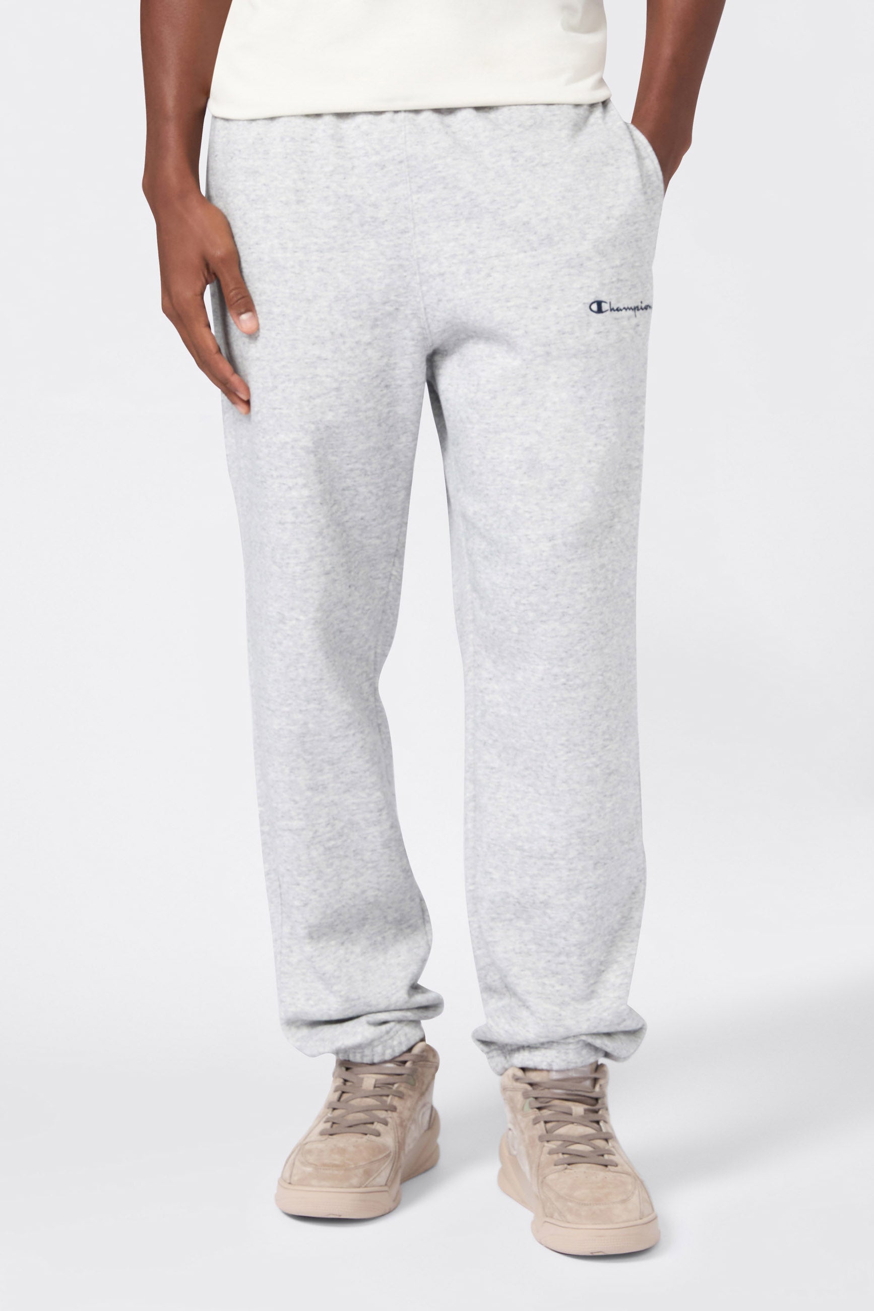 Pantalon sweat - Gris clair Heather