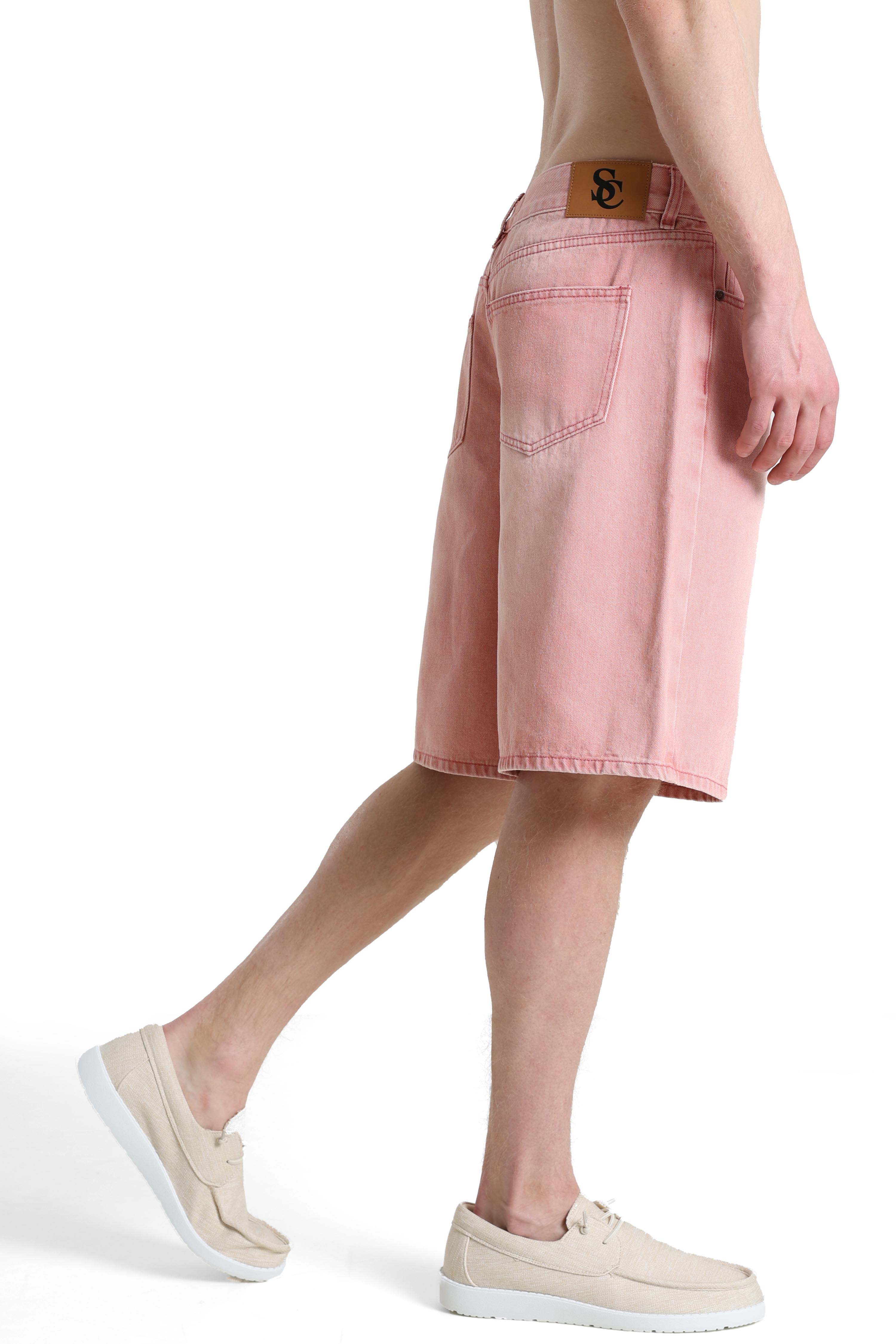 Jeansshorts - Used Pink