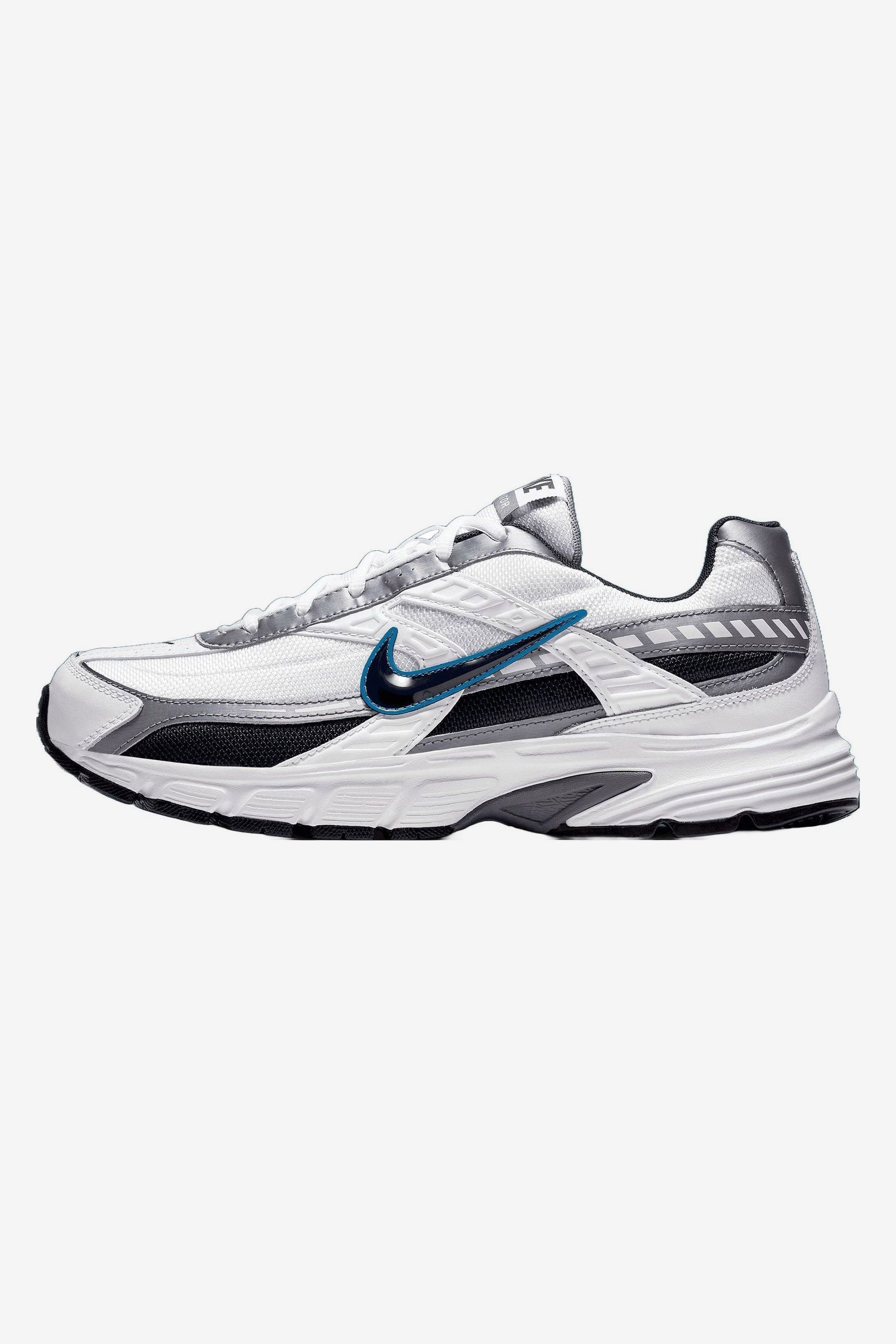 Initiator Sneaker - White + Obsidian + Metallic Cool Grey