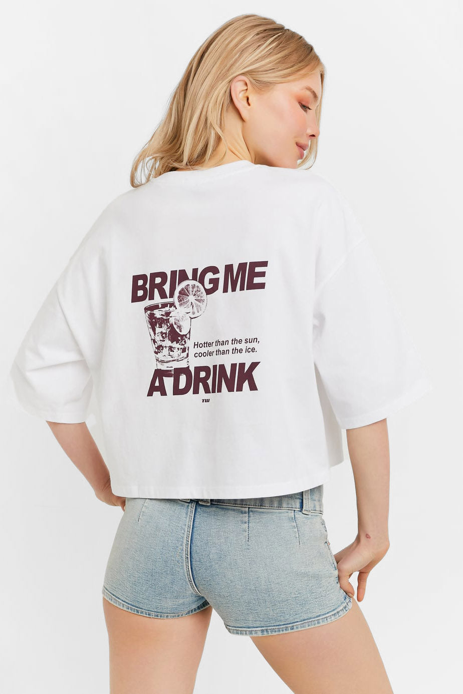Crop T-Shirt - White