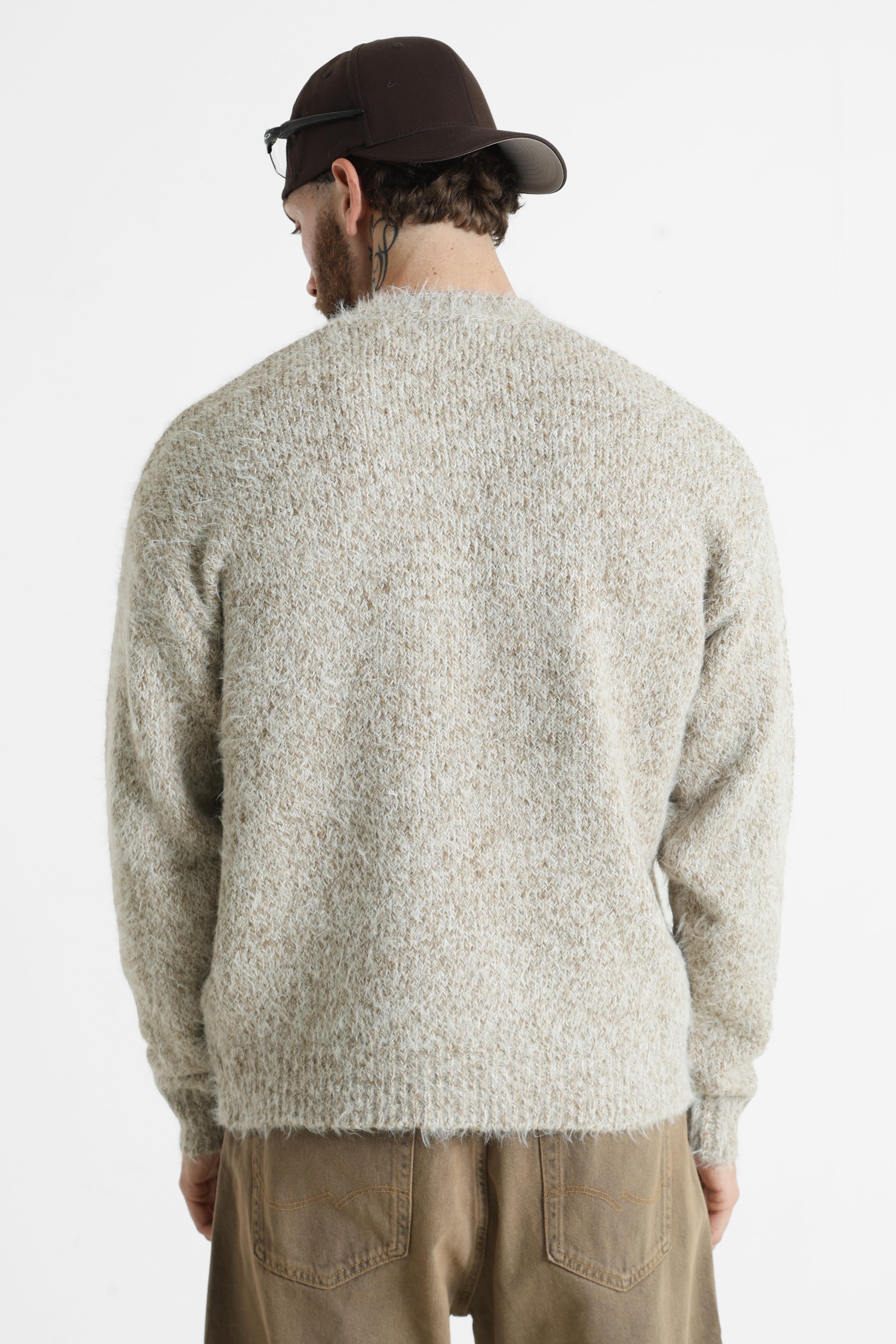 ONSNOAH fluffy knit jumper - Chinchilla