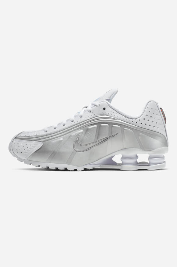 Sneakers Shox R4 - White + Metallic Silver