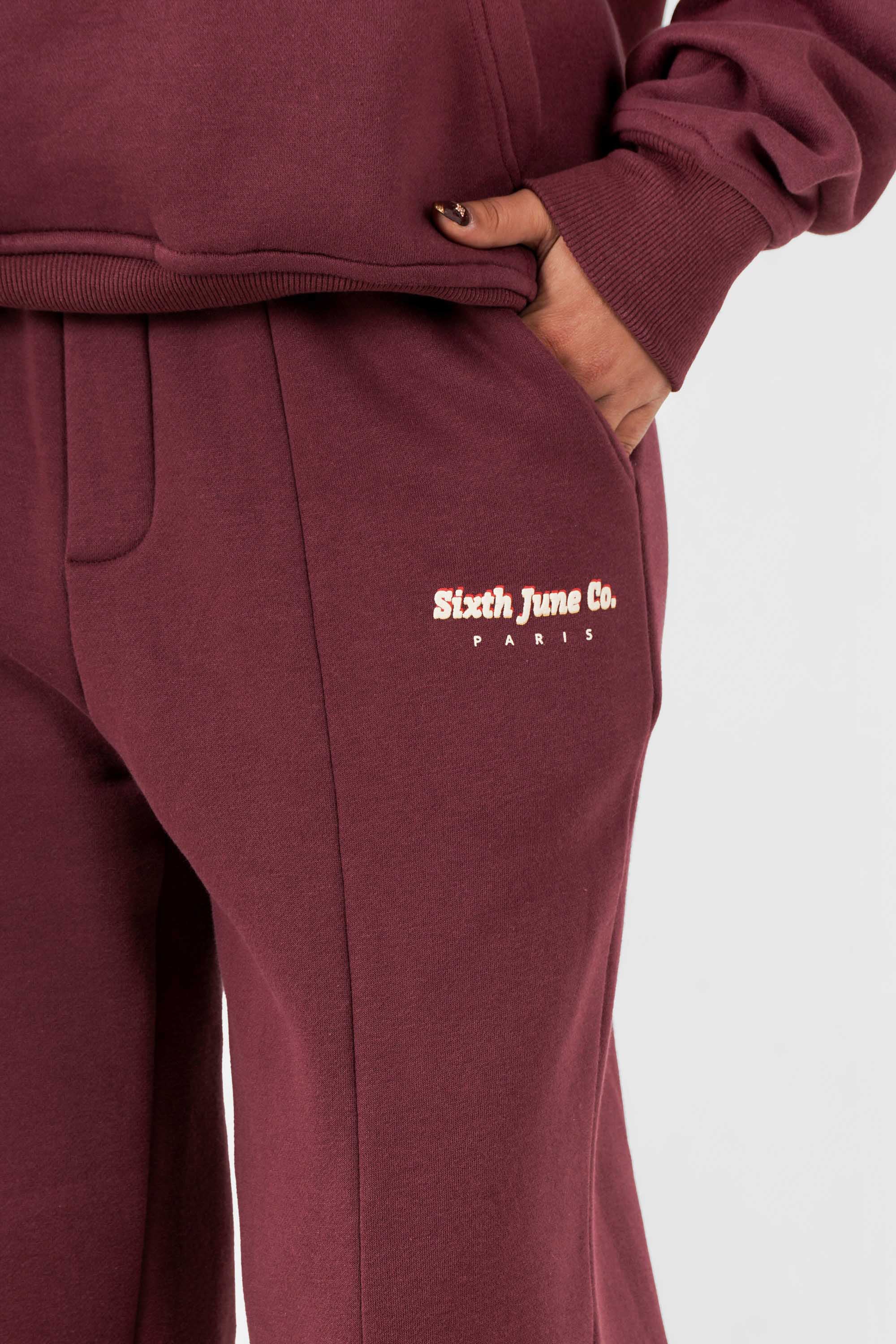 Vibes Sweathose - Burgundy