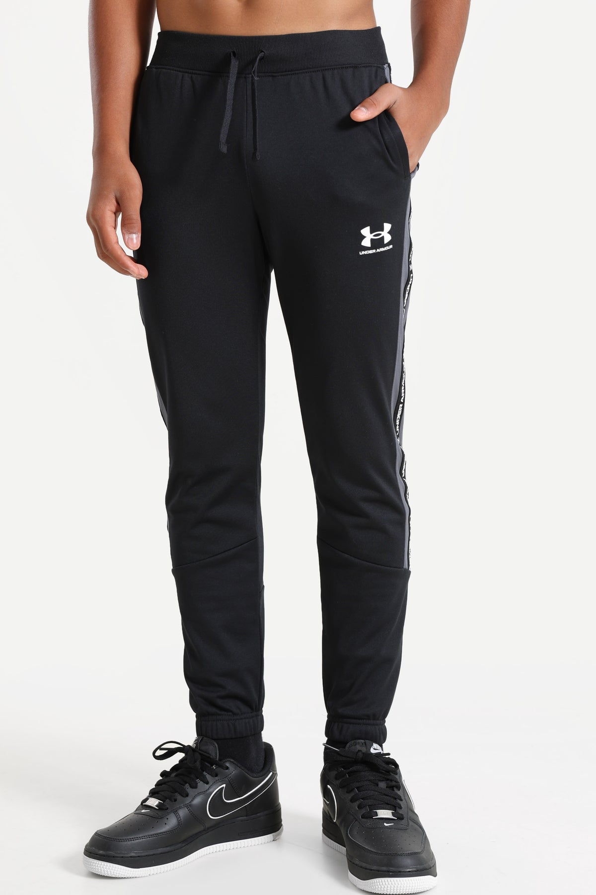 Trainingshose - Black + Castlerock