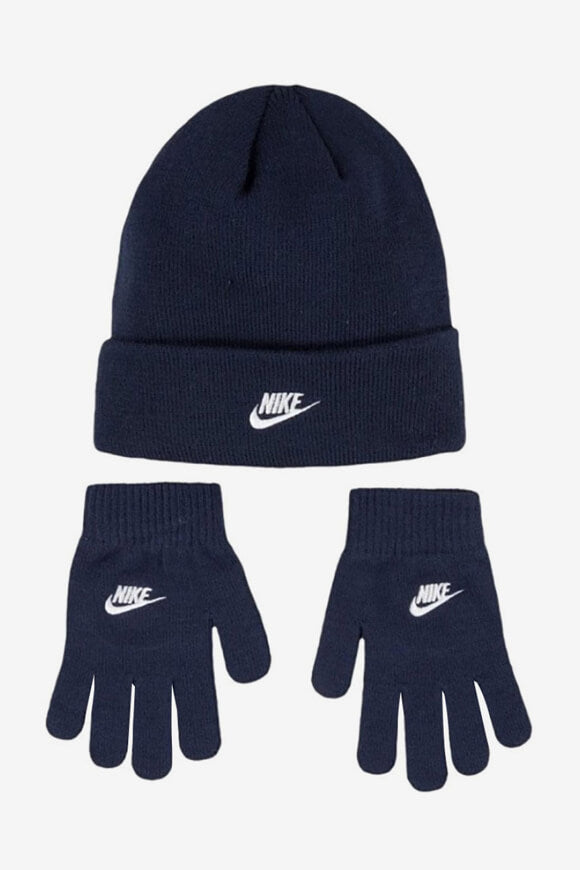 Set: Beanie und Handschuhe - Obsidian