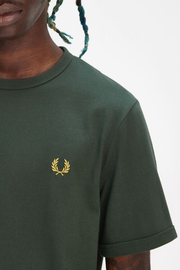 Ringer T-Shirt - Court Green