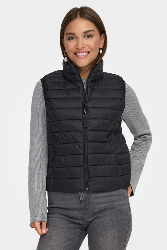 ONLTAHIA gilet matelassé - Black