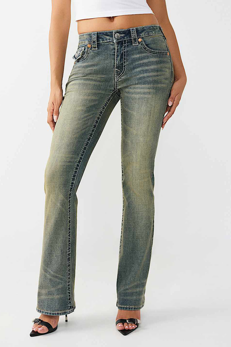 Becca Bootcut Jeans - Gold Rush