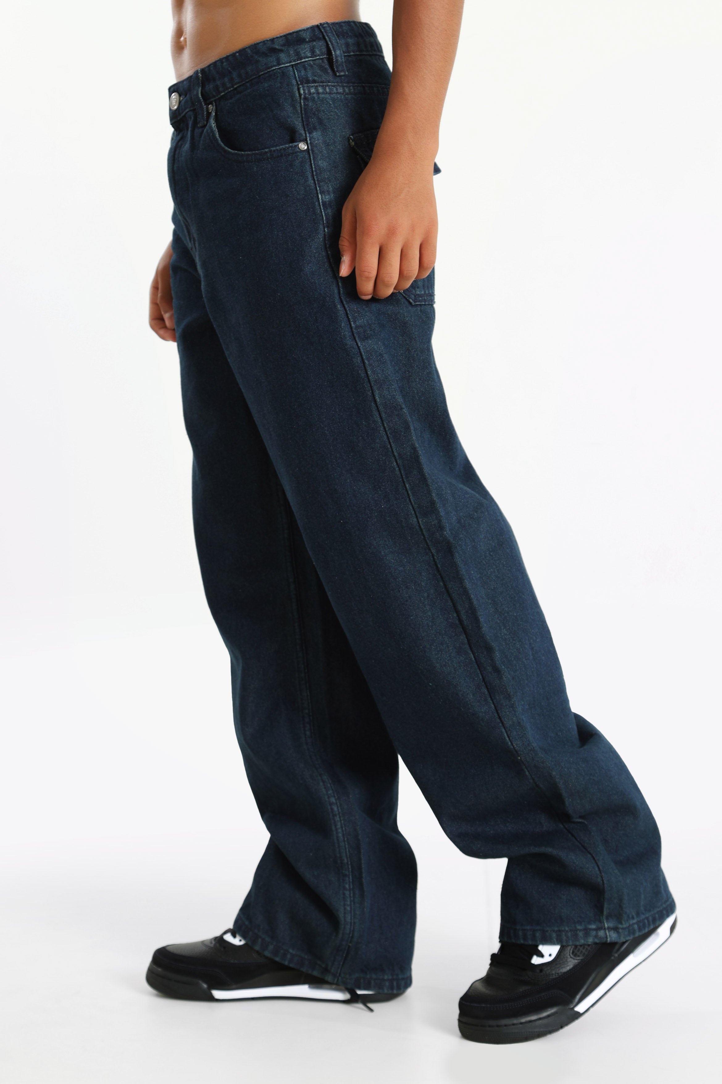 Baggy fit jeans - Bleu foncé