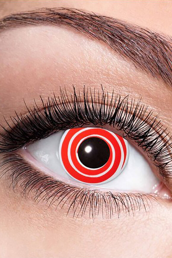 Lentilles de couleur - Red Spiral