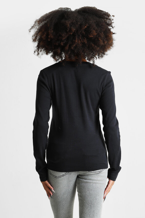 Essential long-sleeved shirt - Anthracite Night