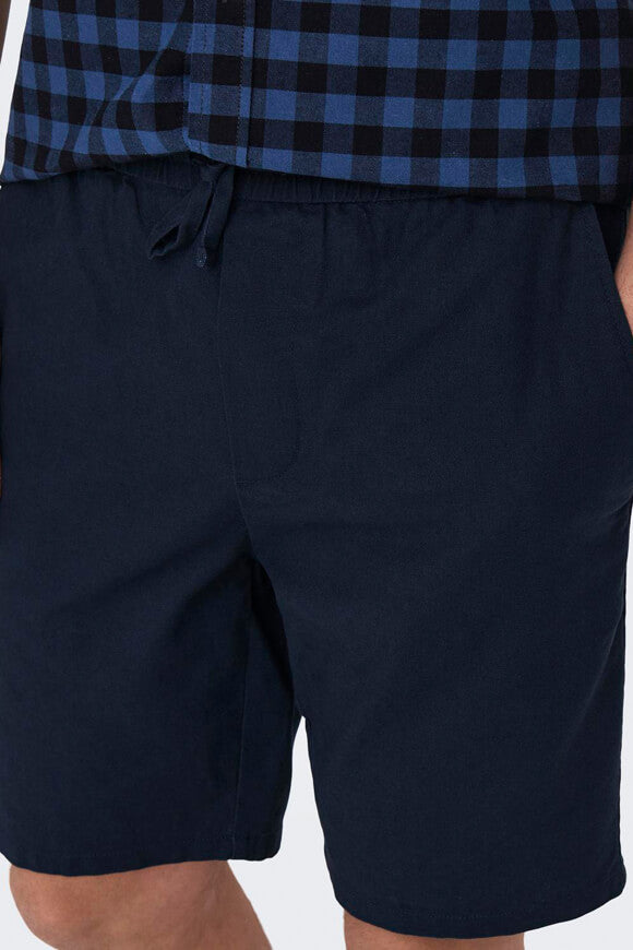ONSLINUS short en lin - Dark Navy