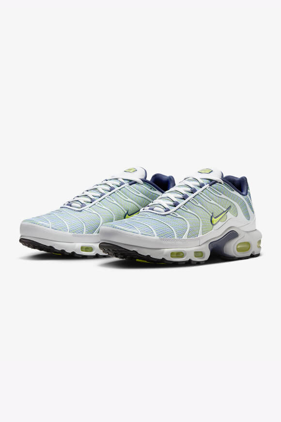 Air Max Plus Sneaker - Pebble Grey + Lime + Steel + White