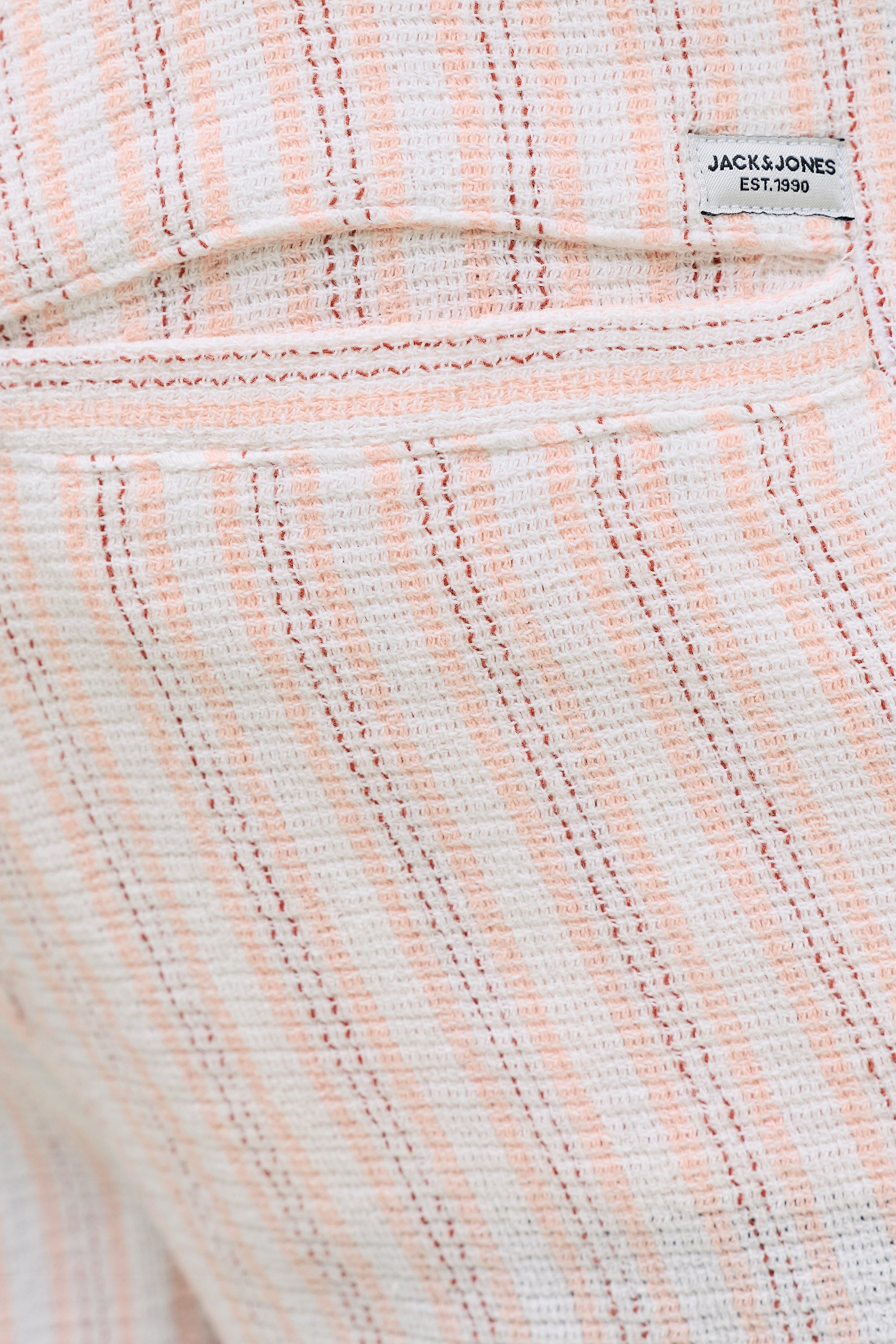 JPSTJAIDEN shorts in structured fabric - Peach Melba