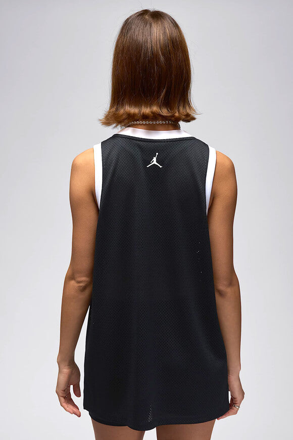 Top oversize in rete - Nero