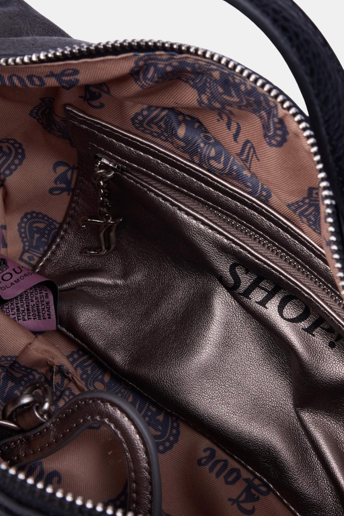 Daydreamer Samt Handtasche - Dark Grey