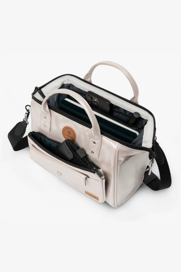 Honolulu borsa a mano/tracolla glitterata - Oro