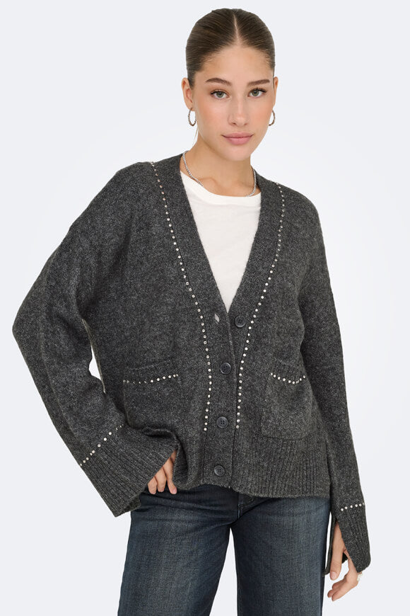 ONLELSIE Cardigan - Medium Grey Melange