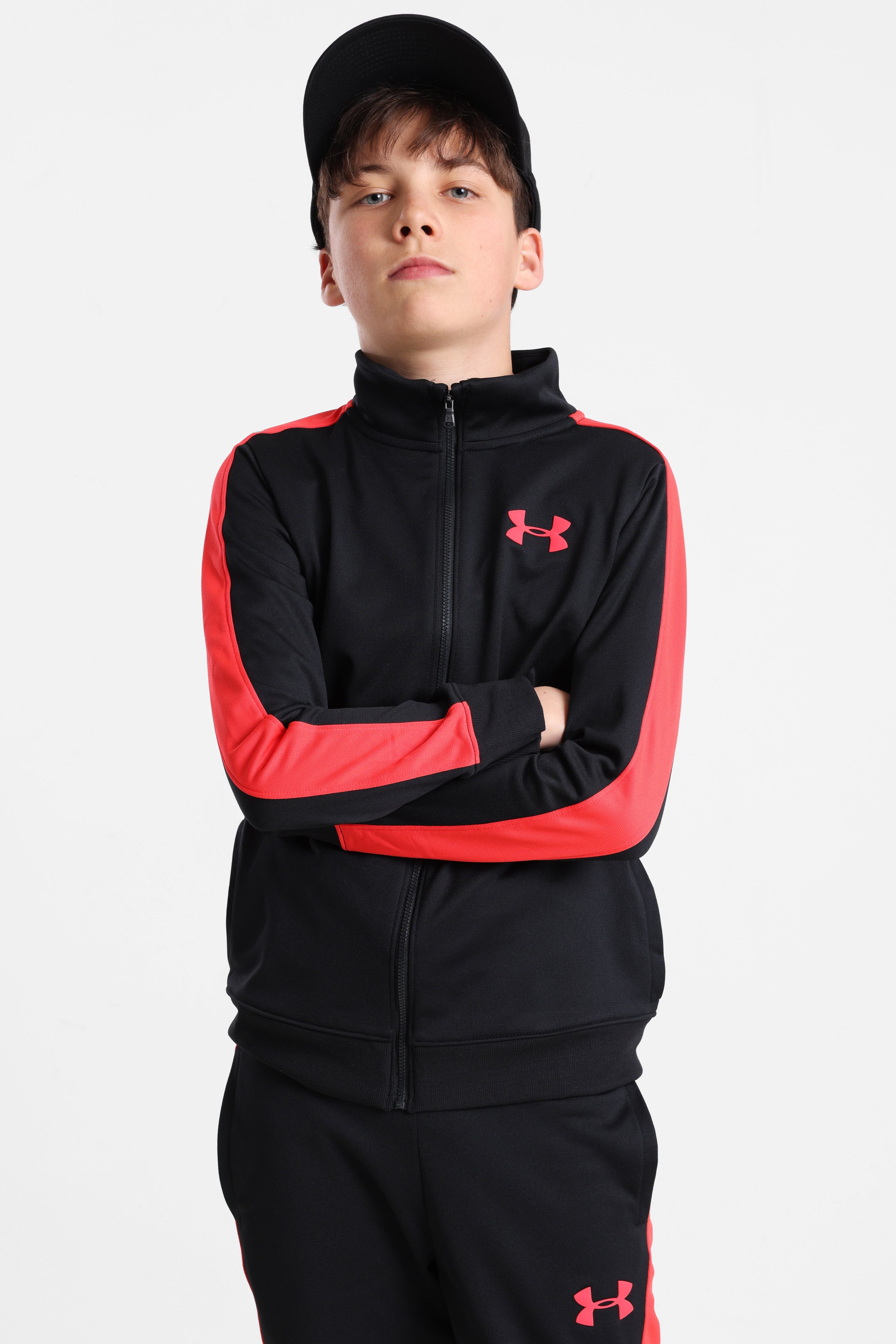 Trainingsjacke - Black + Red