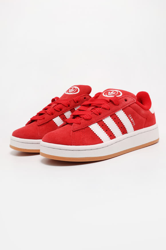 Campus 00s Kids Sneaker - Better Scarlet + Cloud White