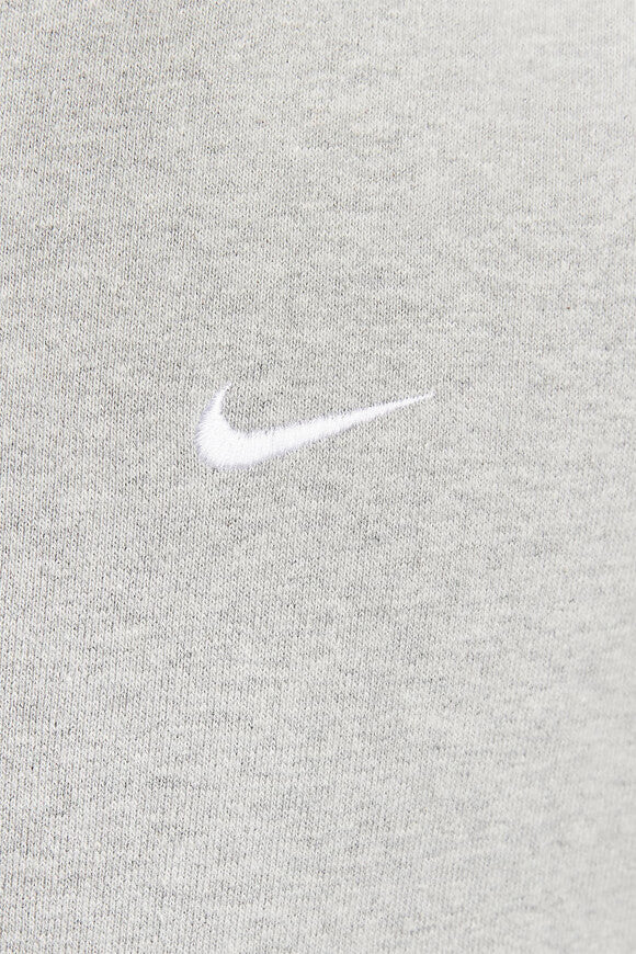 Solo Swoosh zip-up hoodie sweatshirt - Dark Grey Heather