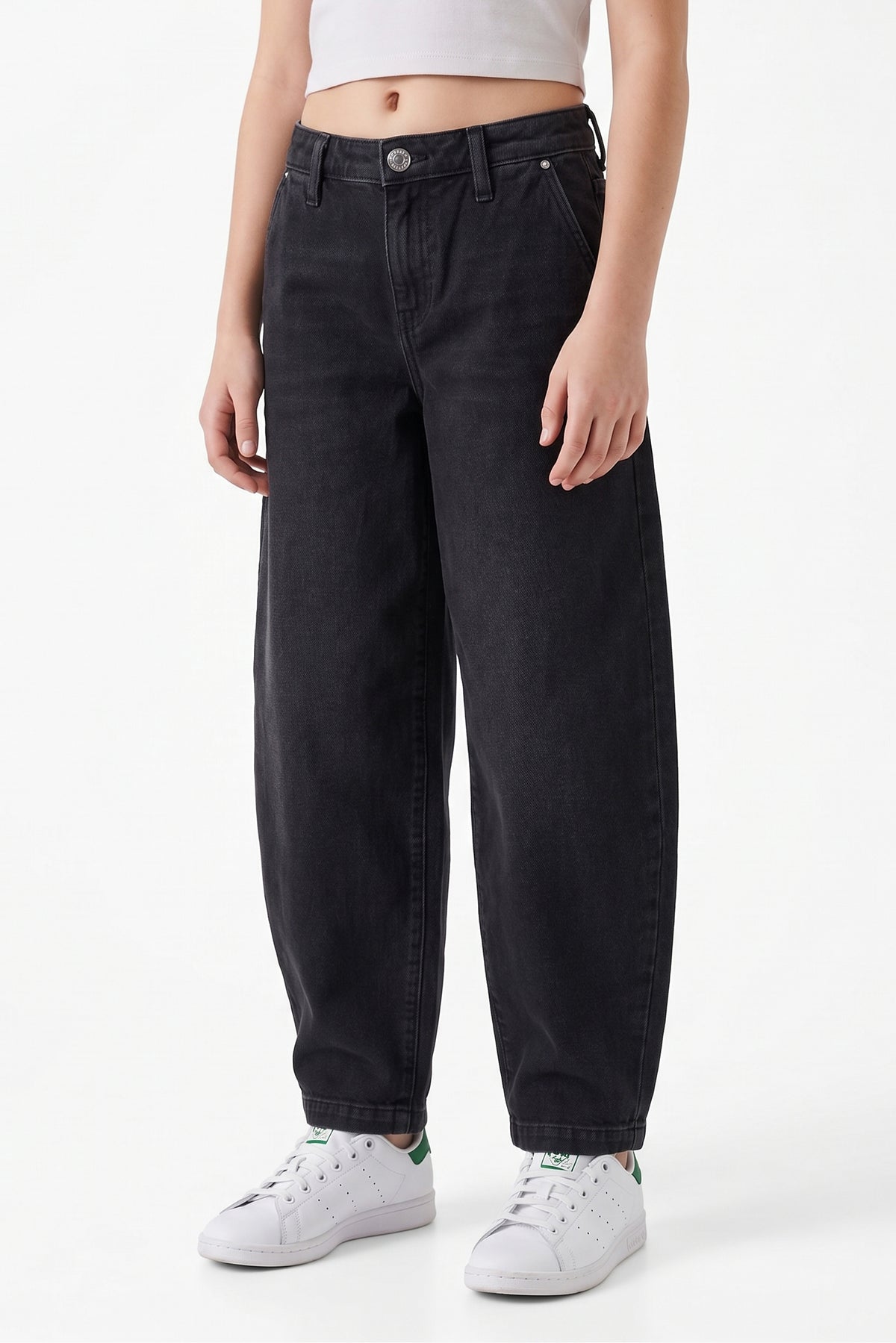 KOGCOMET Barrel Fit Jeans - Washed Black