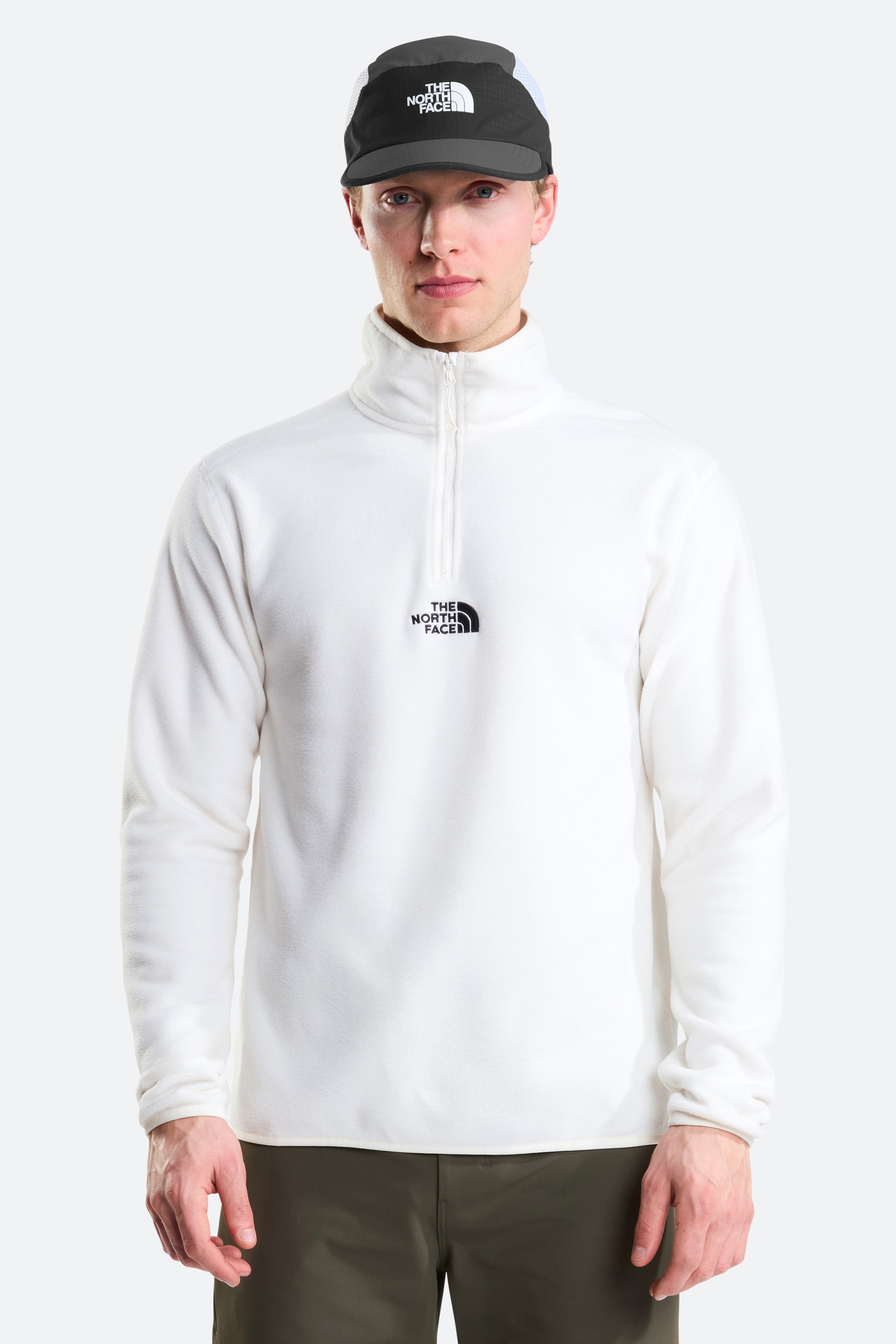 Glacier Fleece Sweater - White Dune