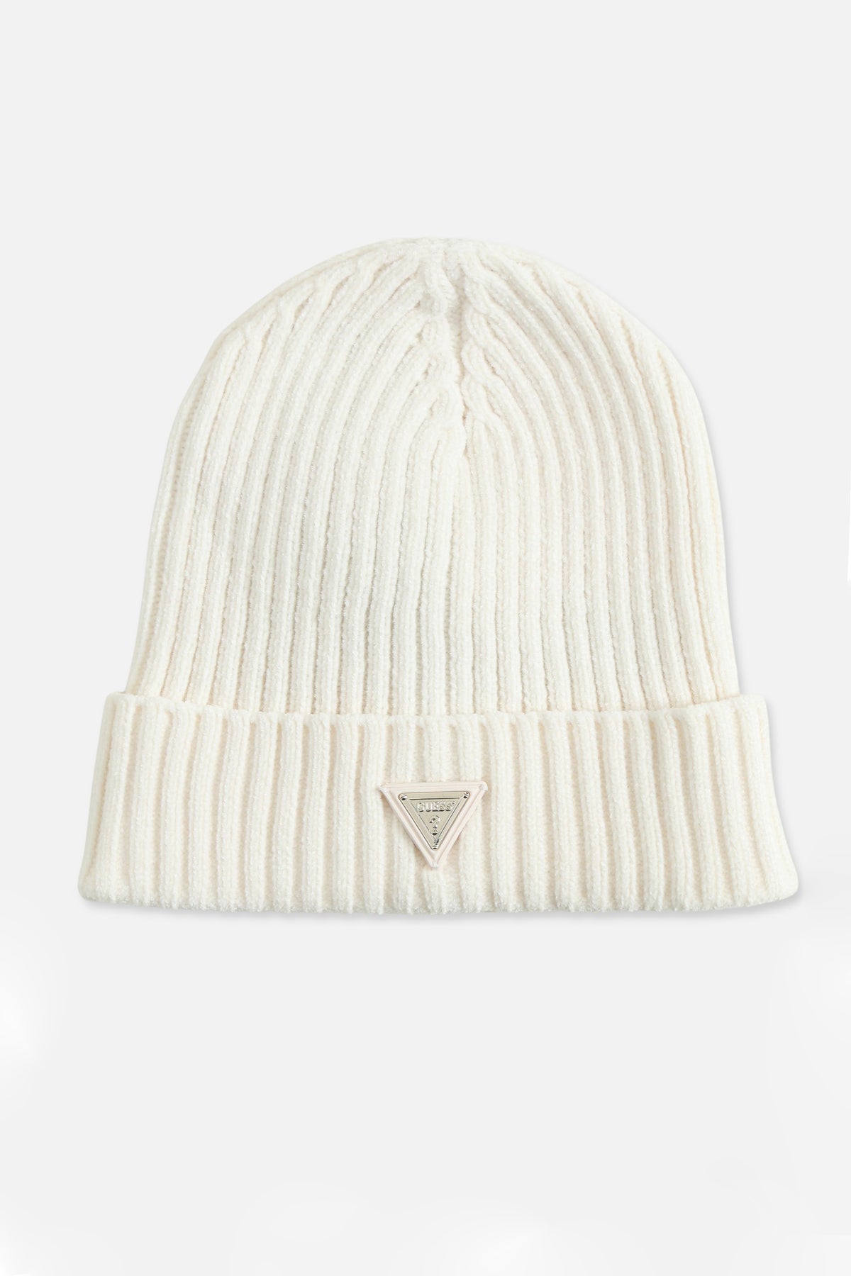 Bonnet en chenille - Cream White
