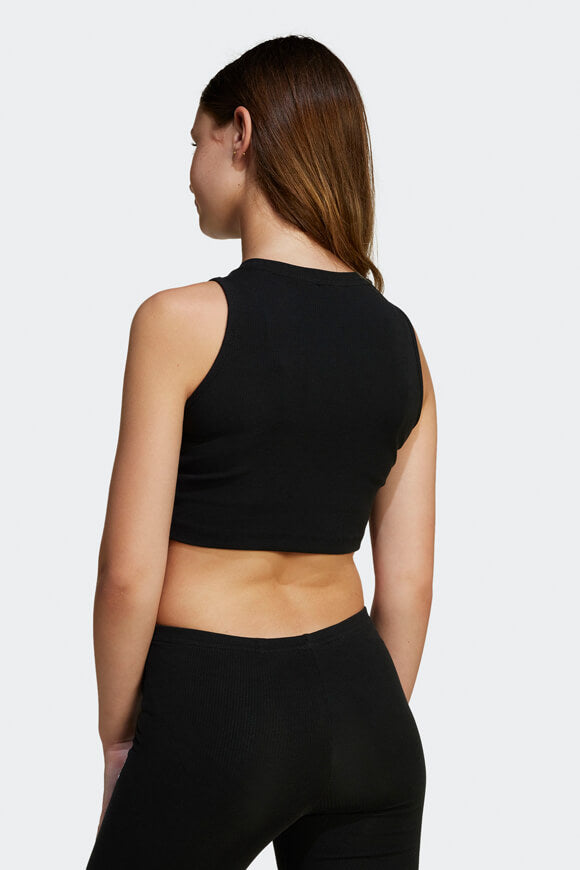 Débardeur côtelé - Noir