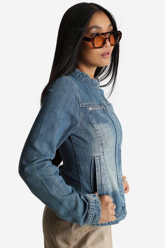 Giacca di jeans - Blu lavato