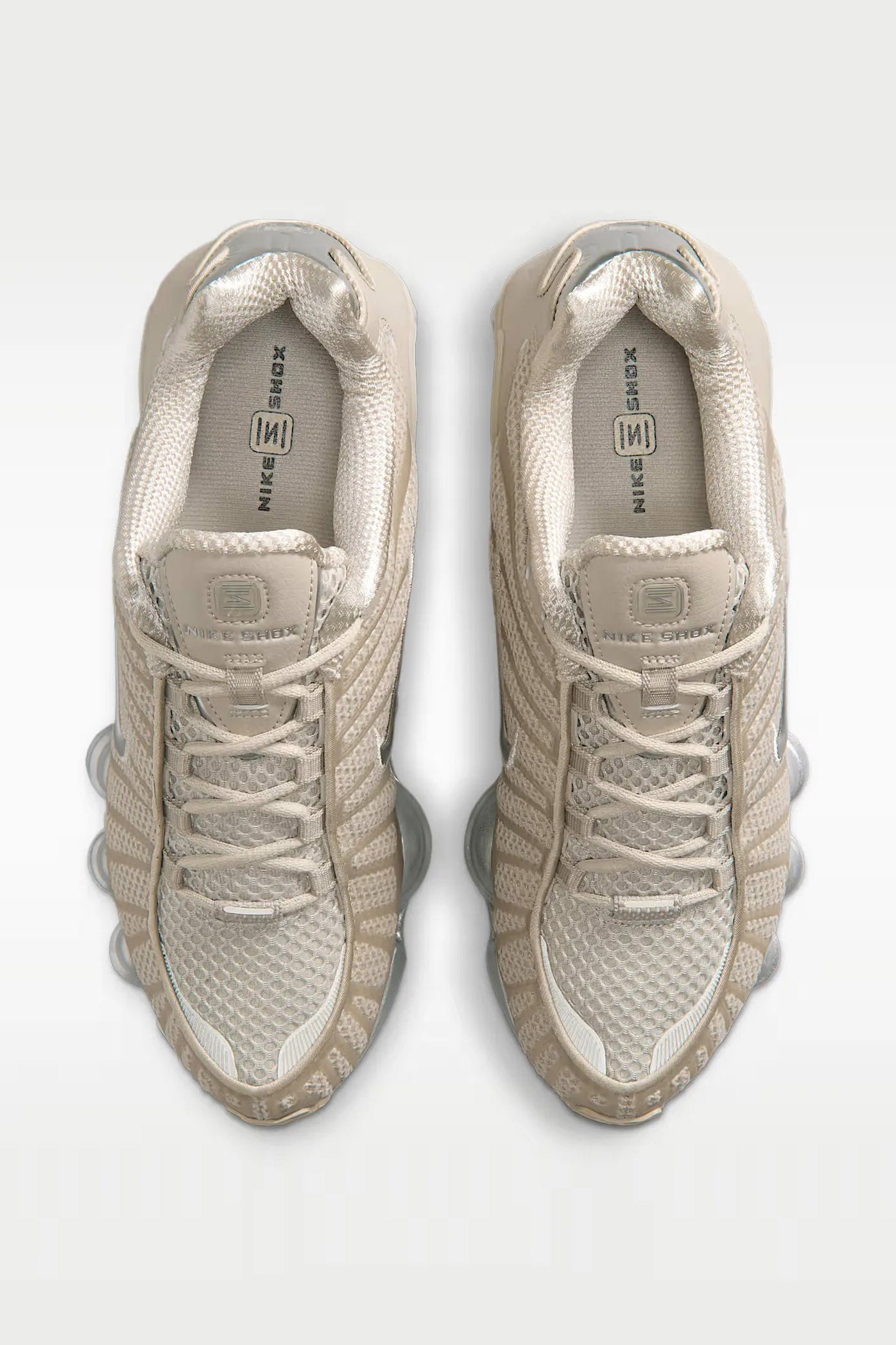 Shox TL sneakers - Cream II + Metallic Silver + Black