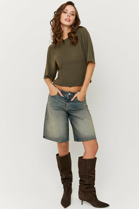 Jeans Bermudashorts - Blue Indigo