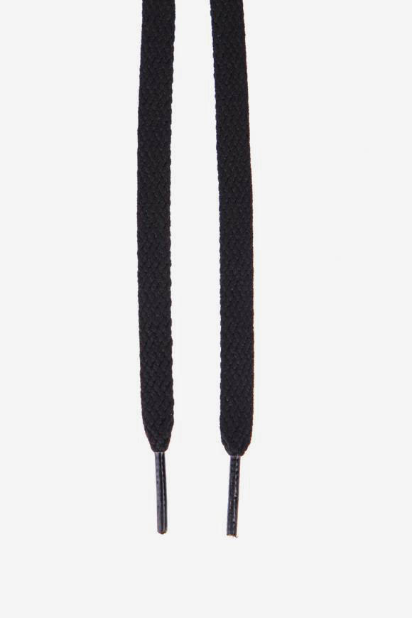 Lacci piatti - Nero