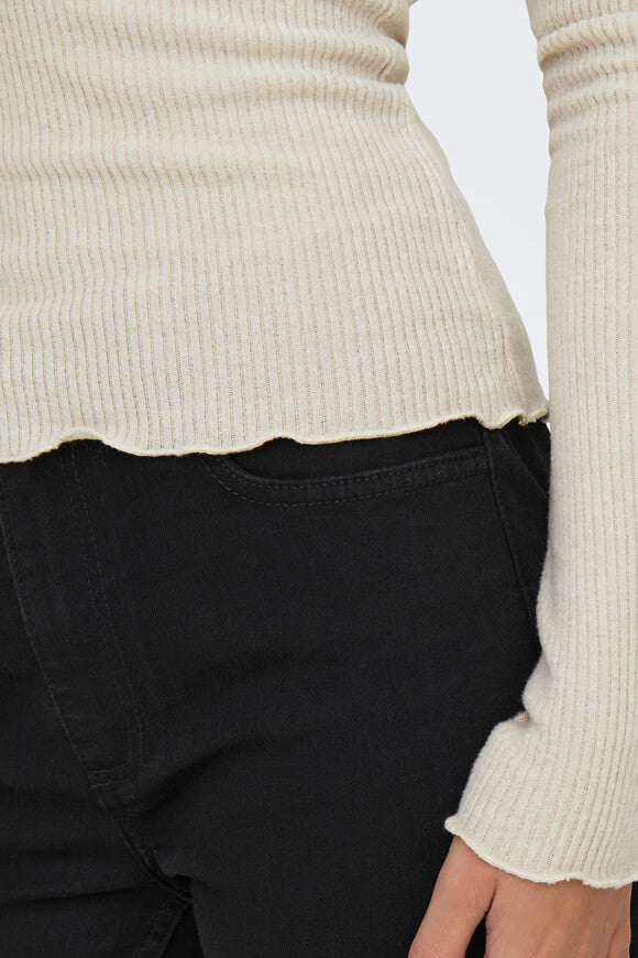 T-shirt à manches longues côtelé Sillie - Birch