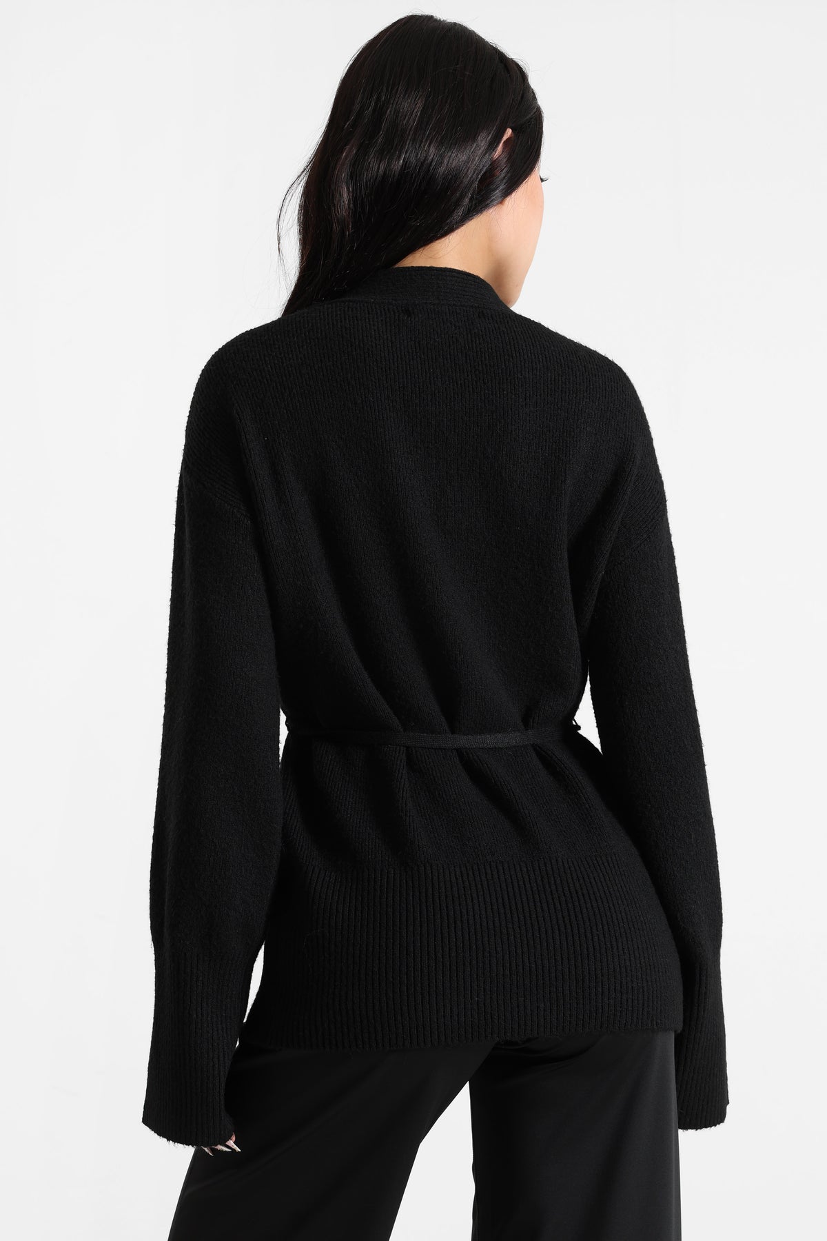 Strickjacke - Schwarz