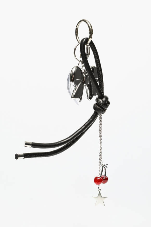 Porte-clés - Argenté + Noir