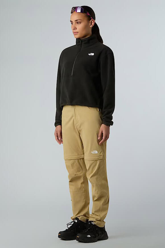 Maglione in pile Glacier Crop - Nero