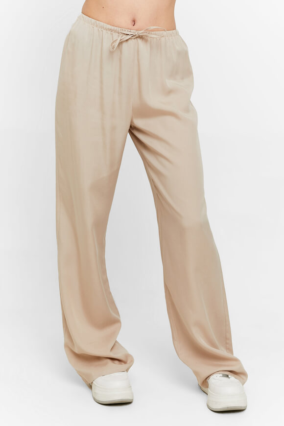 Pantaloni a gamba larga - Beige
