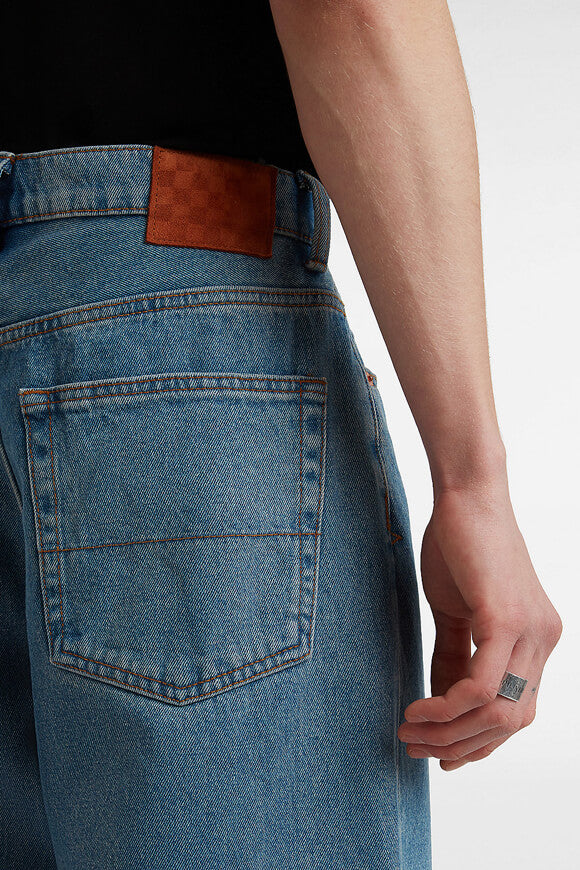 Check-5 Baggy Fit Jeans - Stone Wash Blue