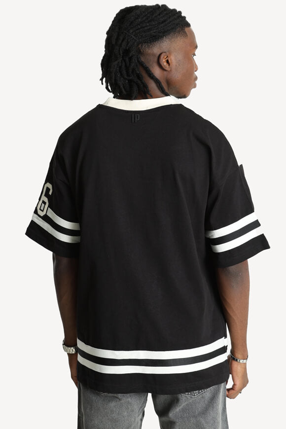 T-Shirt ample - Black + Light Beige
