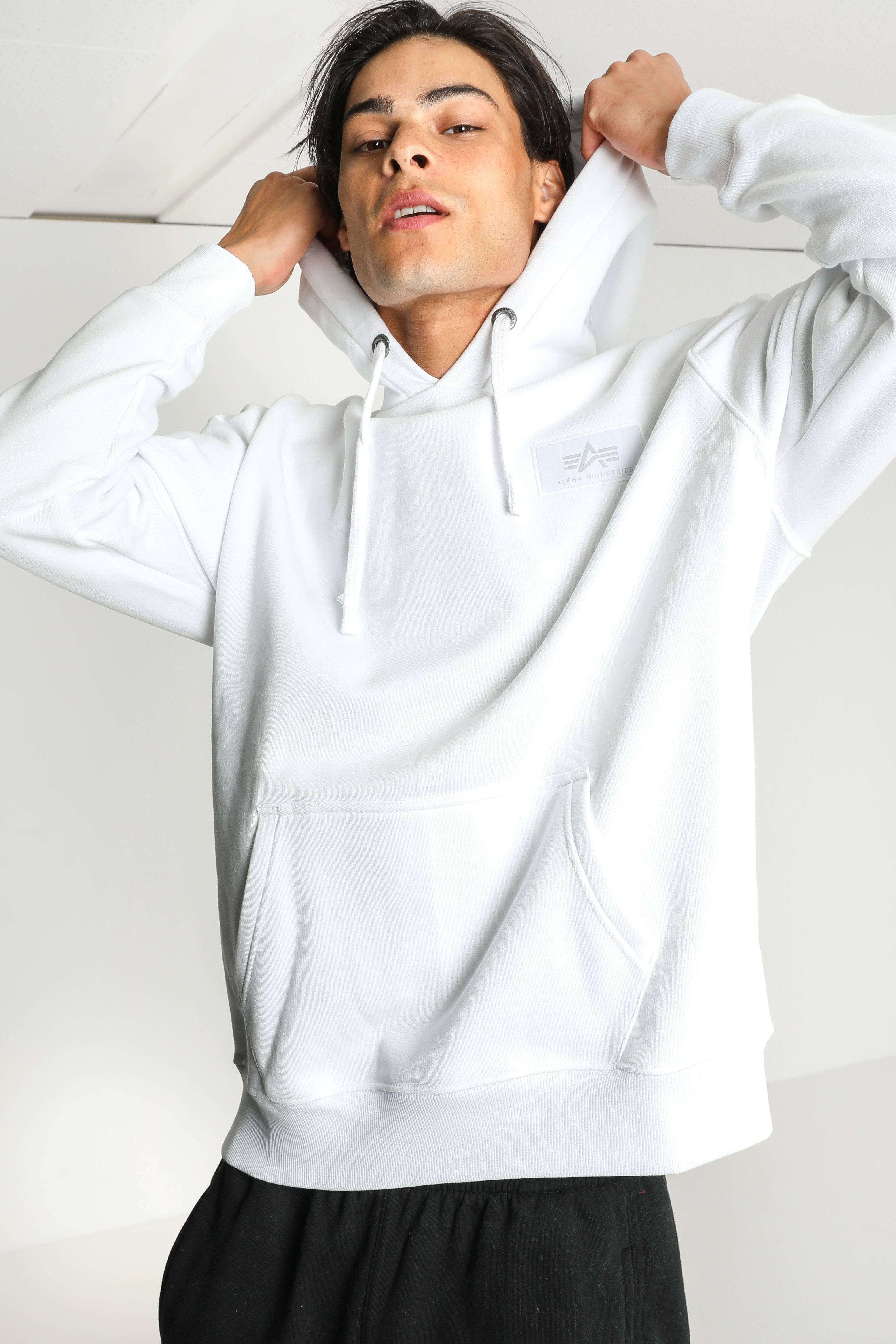 Kapuzensweatshirt - White