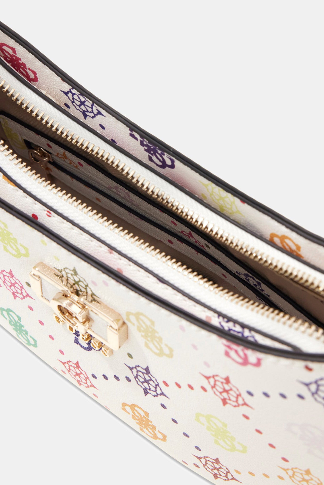 Emelie Handtasche - White + Multicolor