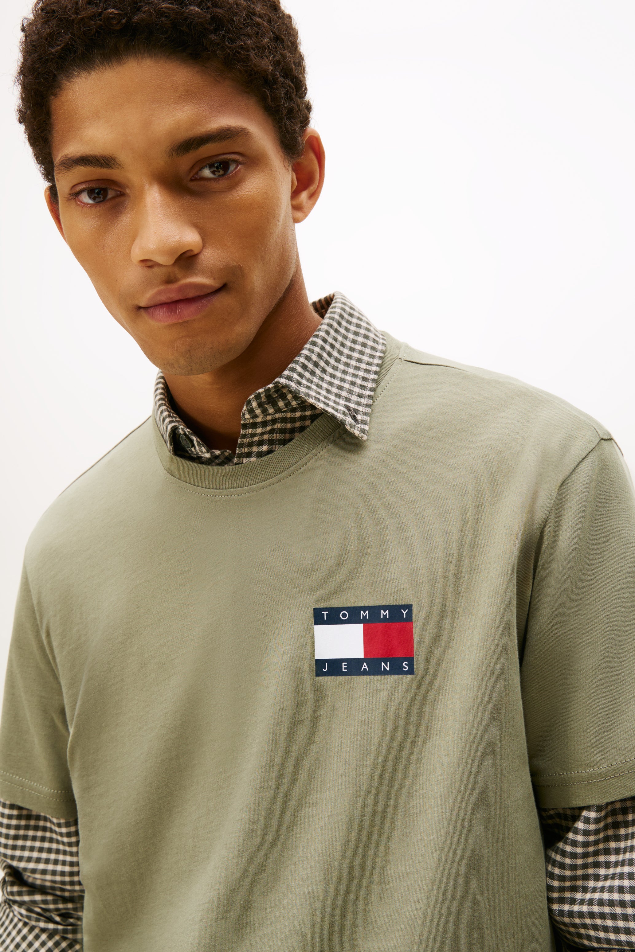 Essential Flag t-shirt - Utility Sage